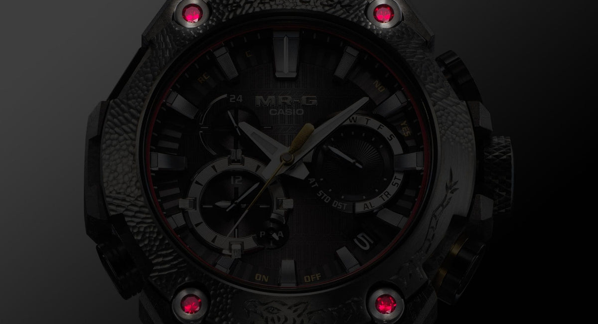 Screw heads set with rubies, for deep crimson radiance