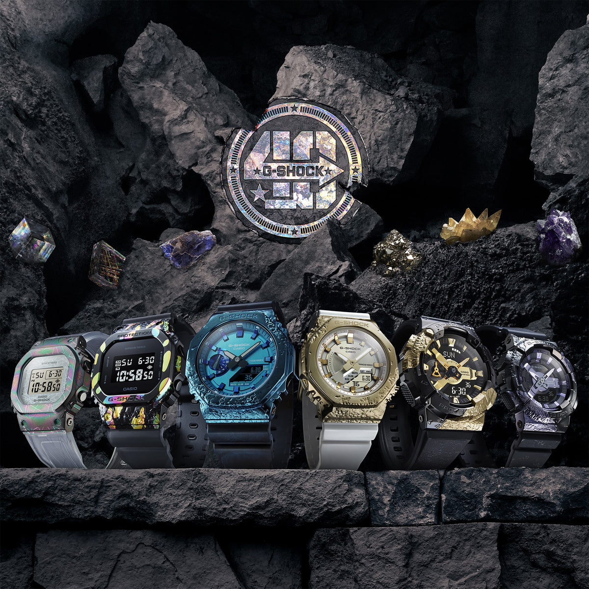 GMS114GEM 1A2 Adventurers Gem G Shock 40th Anniversary New