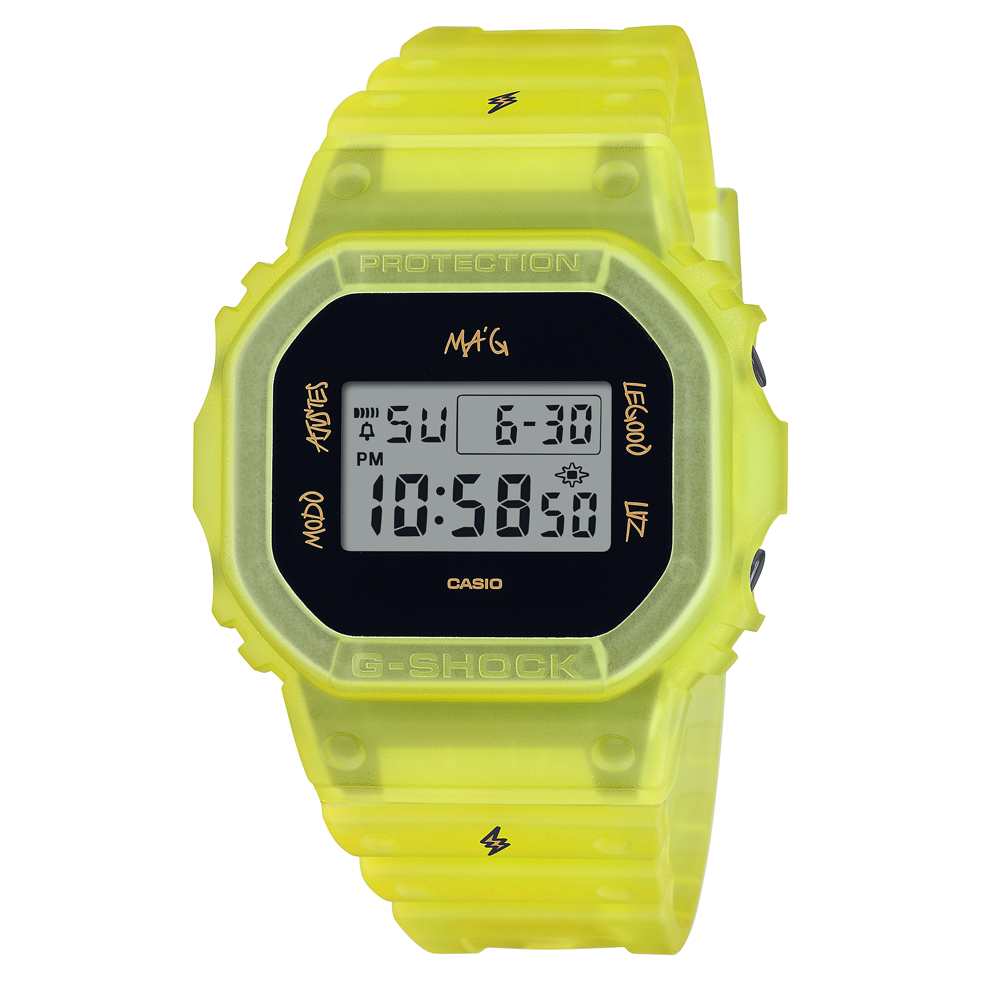 美品 MY G-SHOCK DWE-5610 JELLY YELLOW 美品 MY G-SHOCK DWE-5610